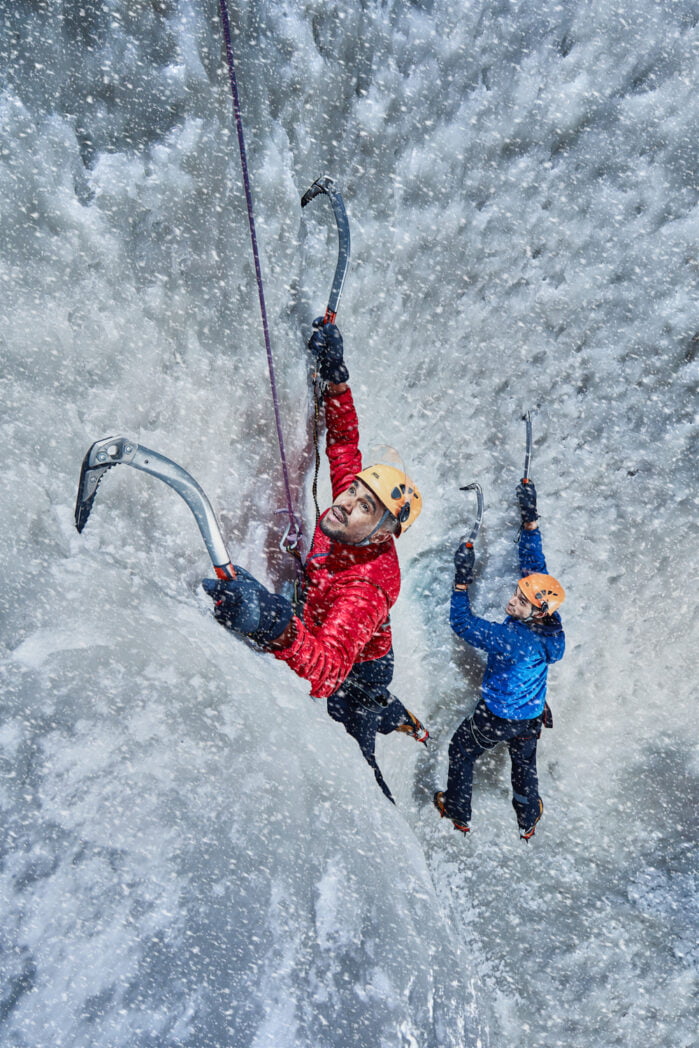 Touching the Void Ice Climbers
