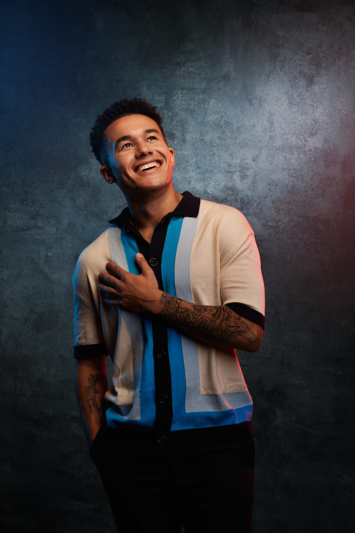 Joseph Fiennes  and the cast of Dear England for London Theatre Magazine