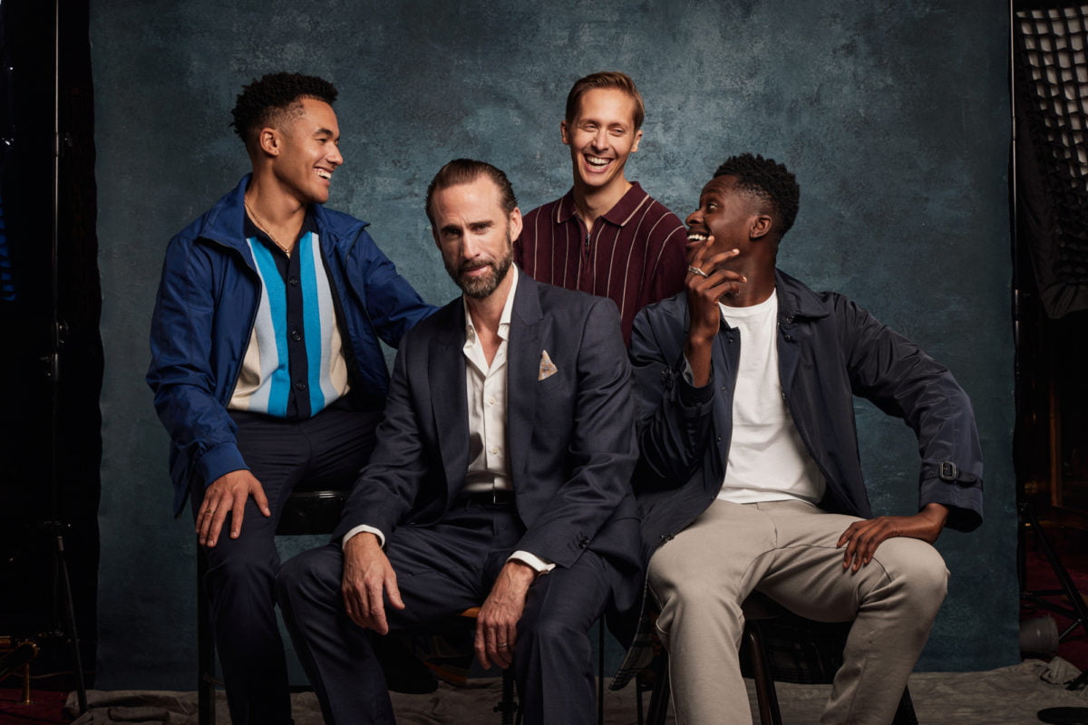 Joseph Fiennes  and the cast of Dear England for London Theatre Magazine