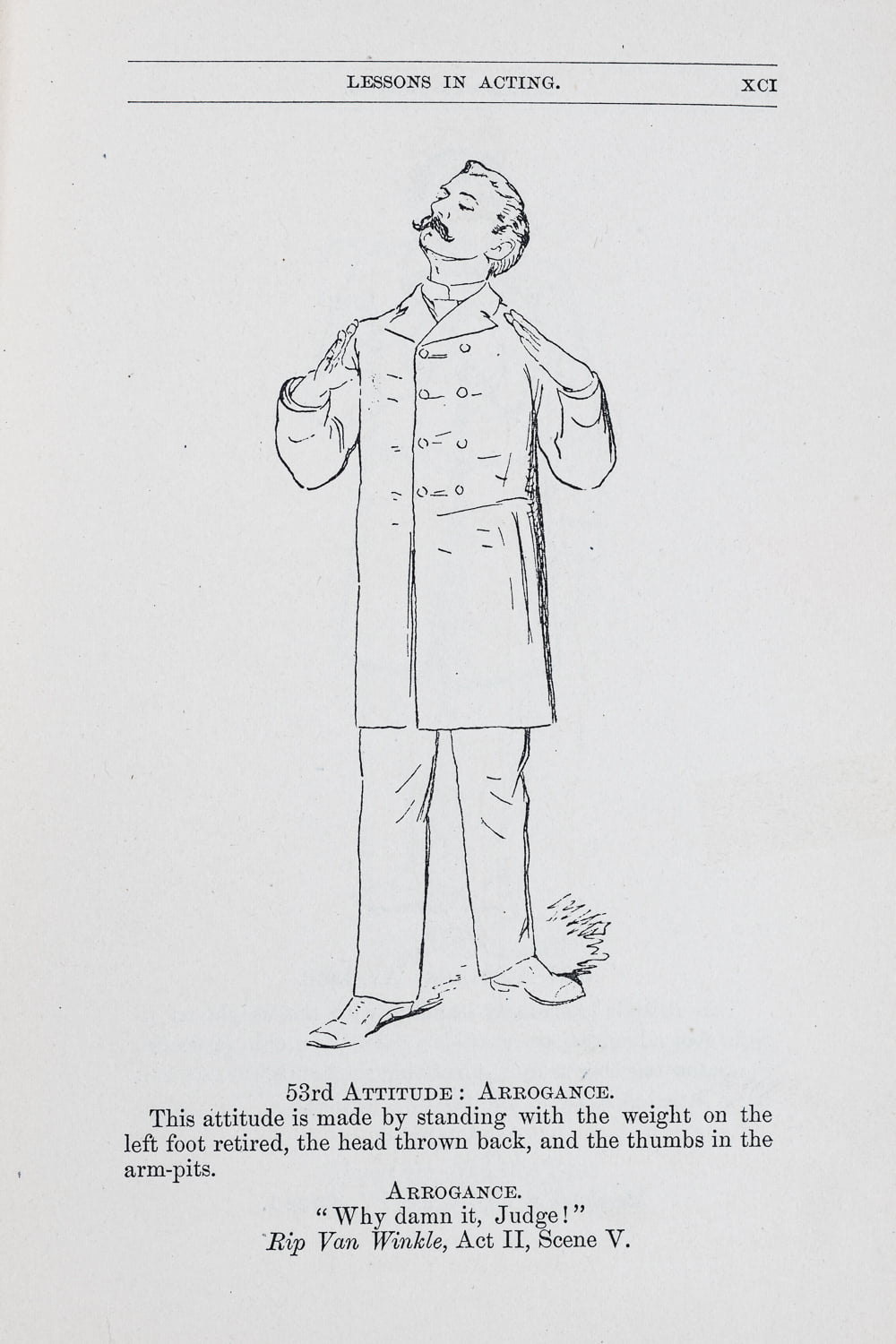 Lessons in Acting - Arrogance