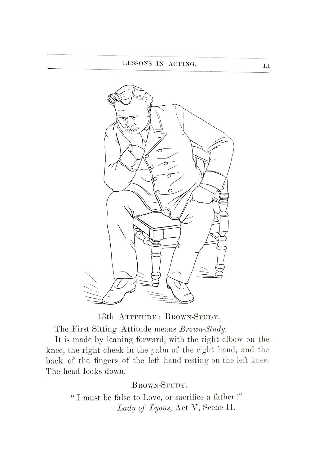 Lessons in Acting - Brown Study