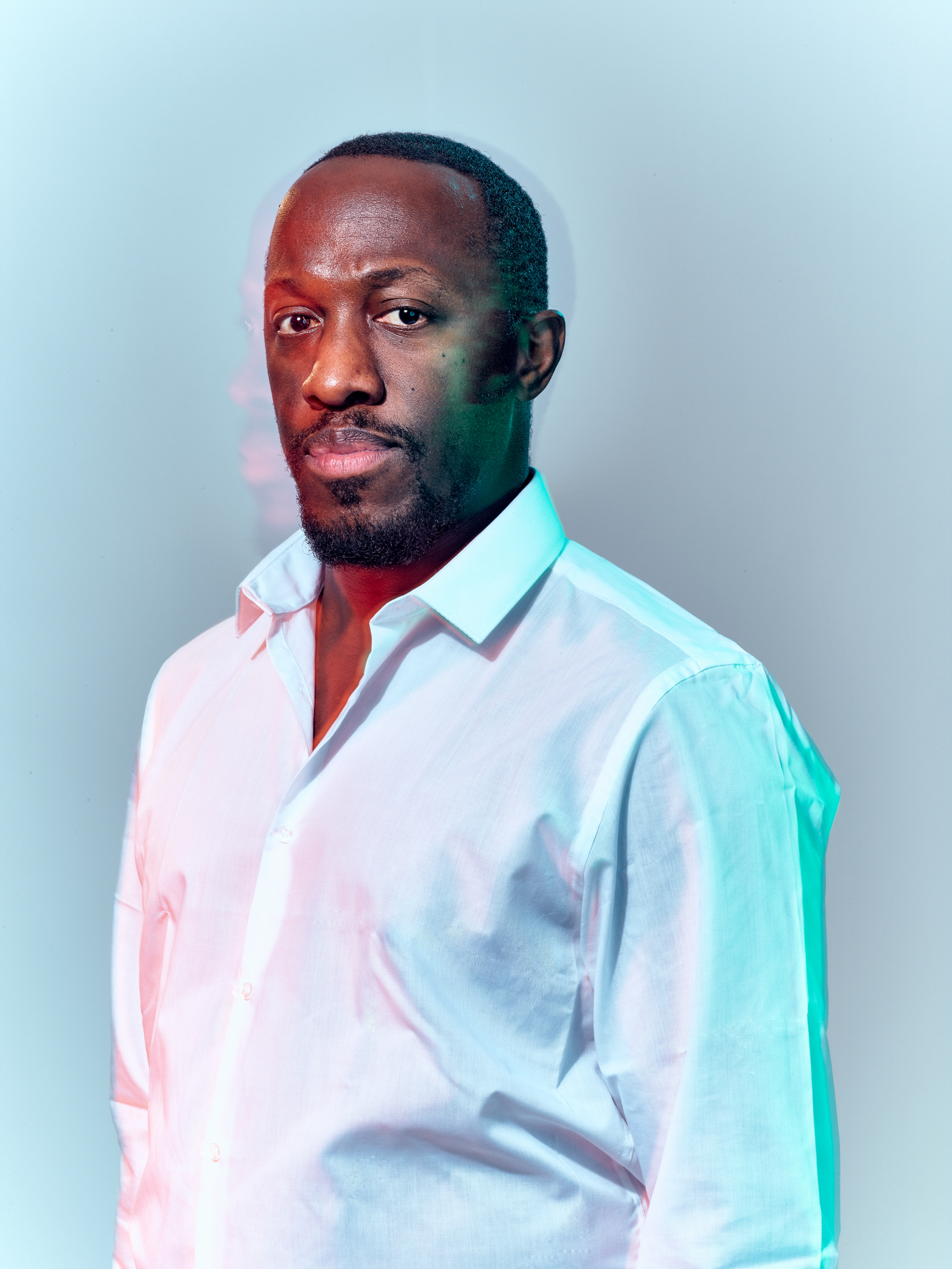 Portrait of the actor Giles Terrera