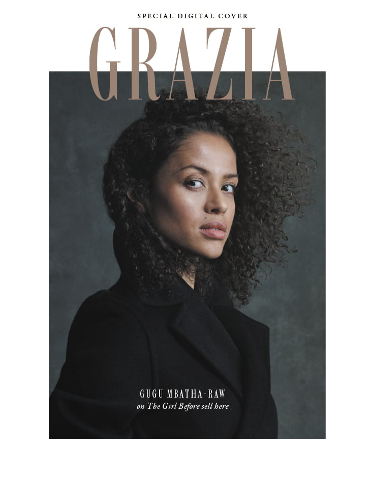 Gugu Mbatha Raw on the cover of Grazia