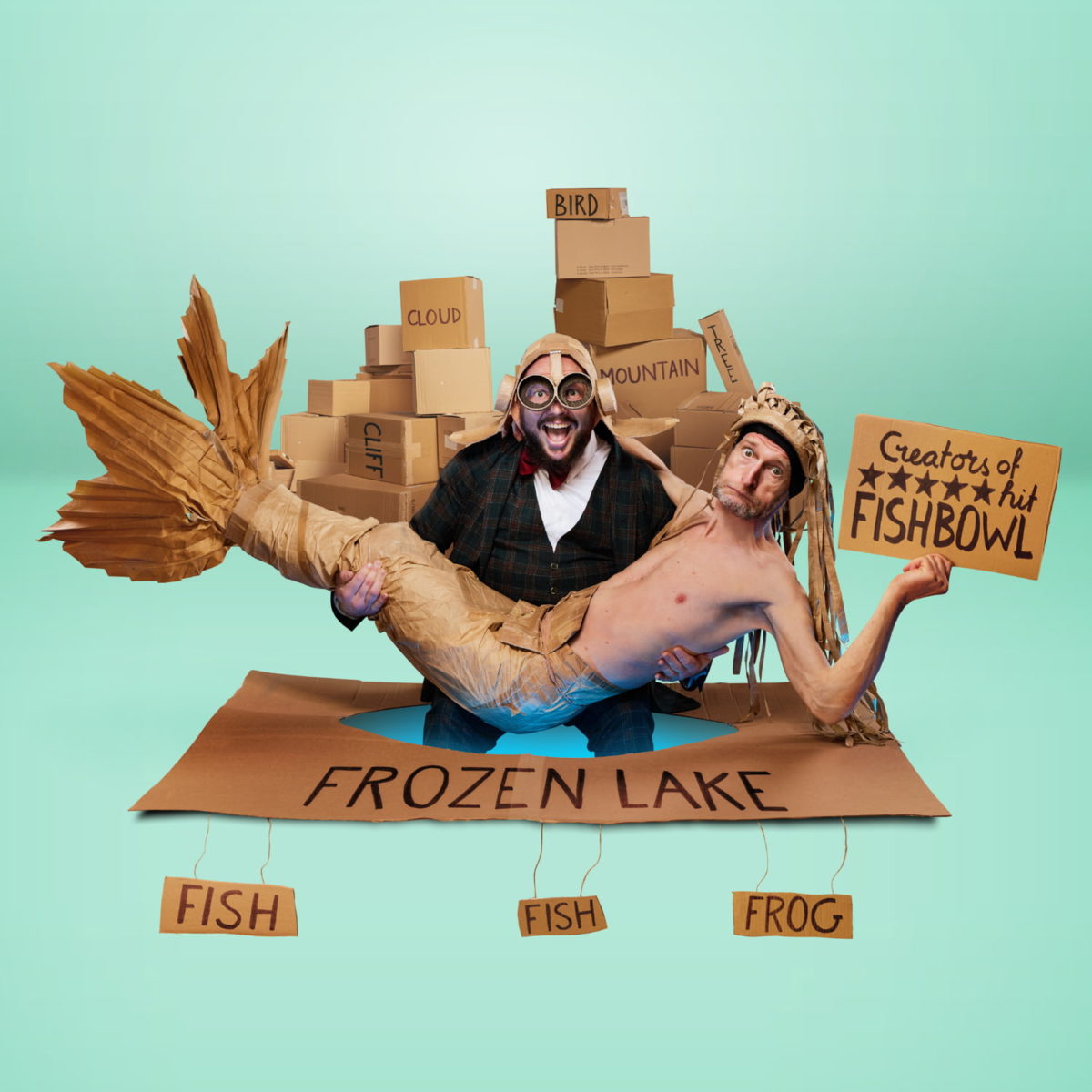 The Moliere Award-winning cardboard comedy from French troupe.