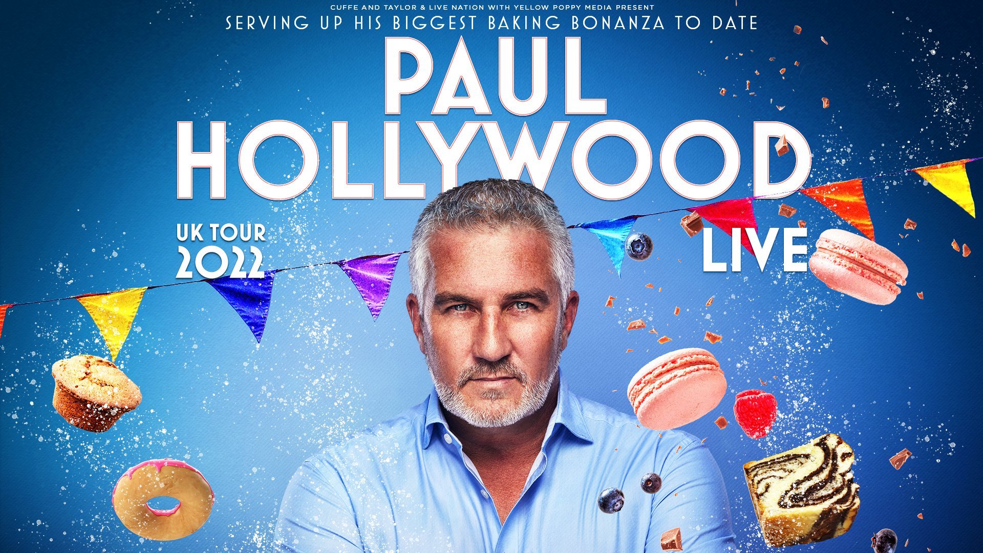 Paul Hollywood Bake Off Star Live on Tour Portrait