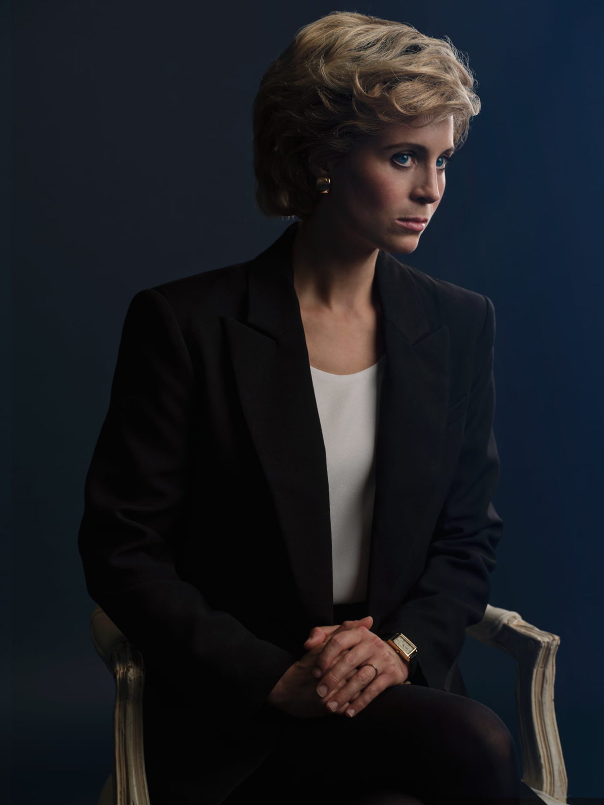 Yolanda Kettle as princess Diana in The Interview for Original Theatre