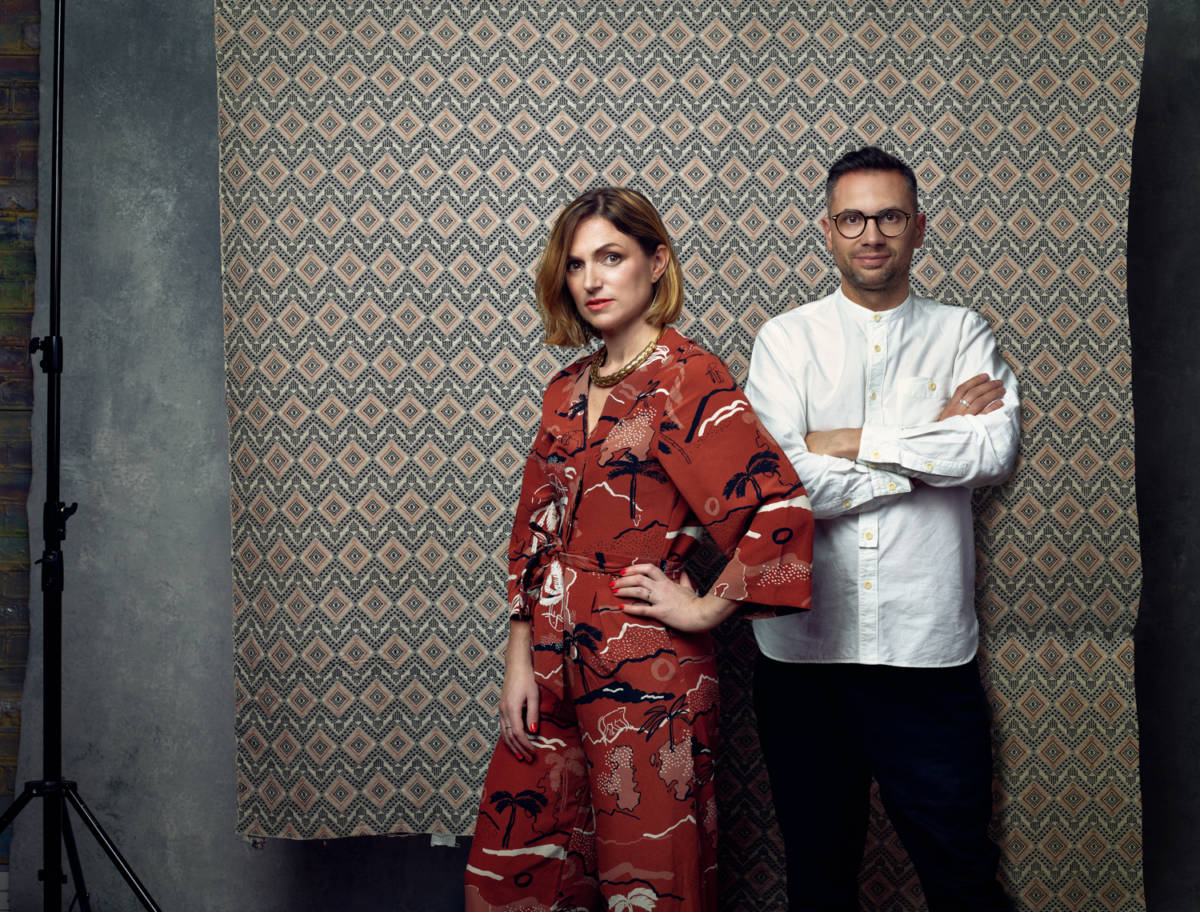 A Rum Fellow textile designers Michael Wharley Portrait & Advertising