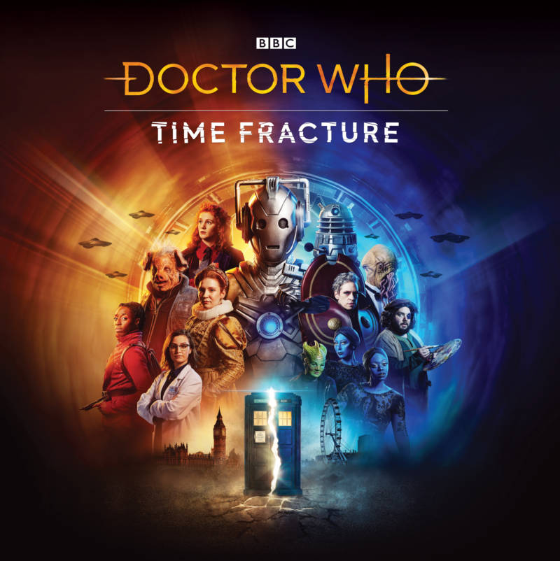 Character and key art for the Immersive Everywhere production of Doctor Who: Time Fracture.