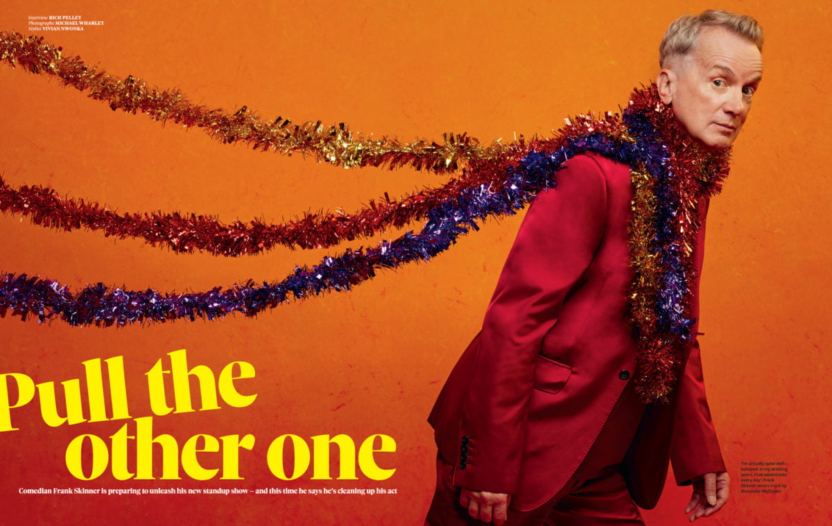 Frank Skinner shot for the Observer Magazine