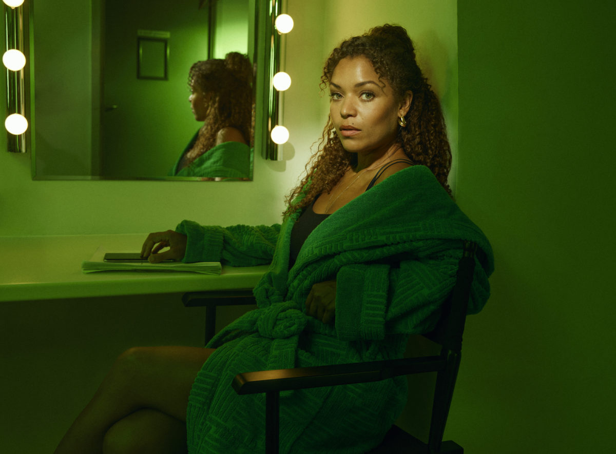 Antonia Thomas in Shooting Hedda Gabler
