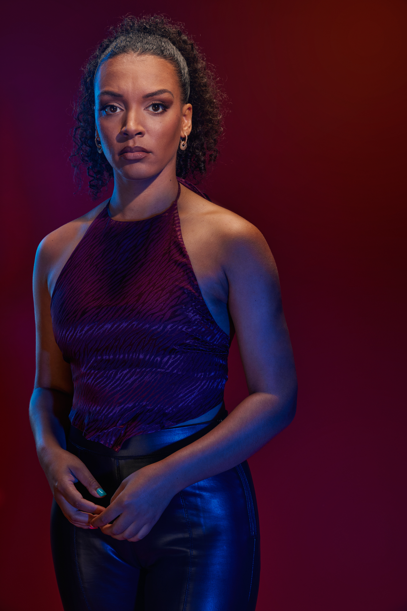 Laura White in Murder in the Dark